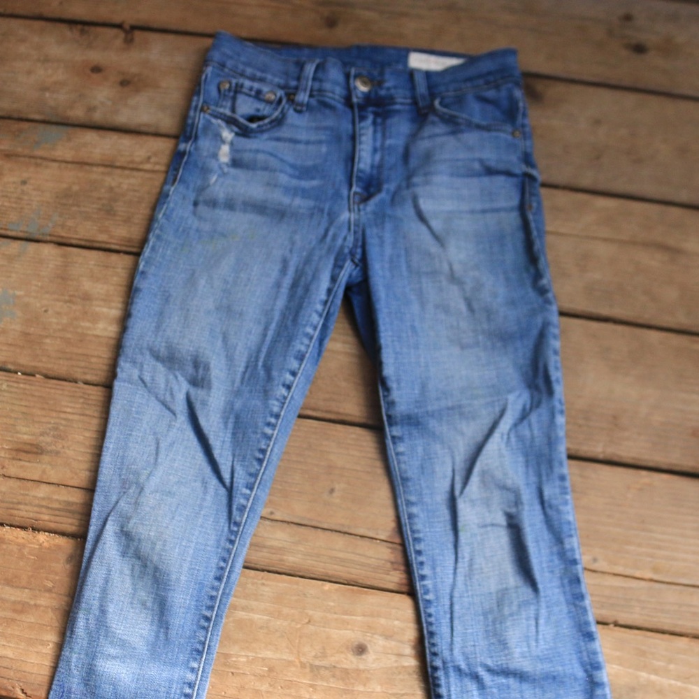 🦋 Pistola Cute Light Blue Skinny Jeans - Picture 2 of 8